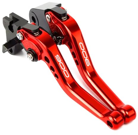 CCYYMOWOK Leva freno e frizione per moto accessori per kawasaki Z900 Z 900 2025 2026 Ultimi modelli con comando regolabile Z900 2025 Accessori Set leve frizione e freno (Rosso)