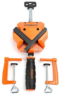 Pony Jorgensen Pony POJ9180 90 Degree Angle Clamp, Orange