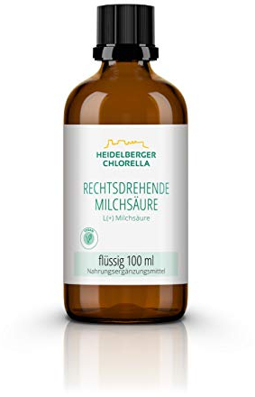 Heidelberger Chlorella – Rechtsdrehende Milchsäure (RMS), in flüssiger Form, 100 ml, 2.000 Tropfen