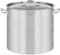 Royal Catering Induction Cooking Pot 17 l Ø 28 cm Bottom Thickness 3.8 mm 3-ply with Lid for All Stove Types, 20% Faster Cooking, 30% Energy Saving Stainless Steel Soup Pot