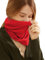 Prettystern Damen Kaschmir-Wolle Loop Schal feinstrick Schal Winter Cashmere Schlauch-Schal Rundschal Halstuch Rot
