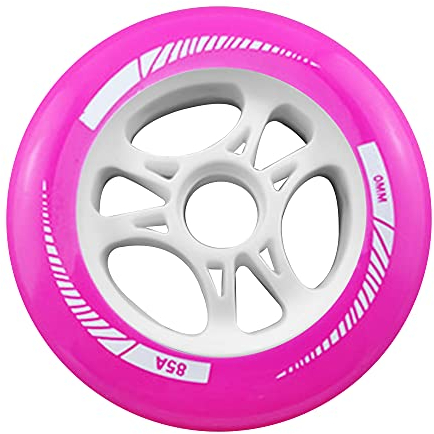 SSCYHT Speed Inline Skate Rollen 85A 90mm 100mm 110mm Outdoor Speed Skating Schuhe Ersatzrolle,Rosa,110mm