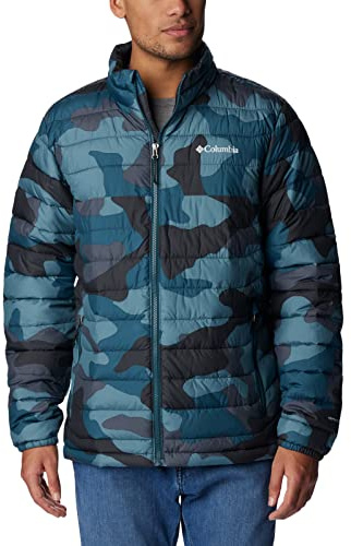 Columbia Powder Lite™ Jacket Chaqueta, Estampado de camuflaje de metal Mod, S Hombre