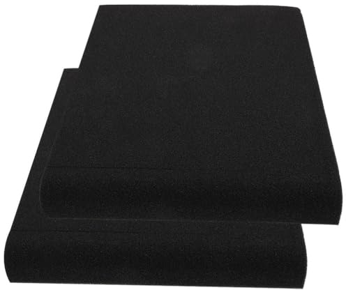 2 Piezas Almohadilla de aislamiento de sonido del subwoofer almohadillas de aislamiento panel acustico estera insonorizante almohadillas de insonorización Altavoces mojadura bajo