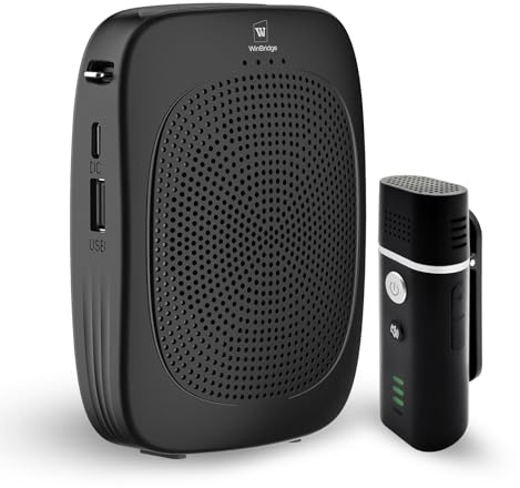 Bluetooth Sprachverstärker mit kabellosem Lavalier-Mikrofon für Lehrer