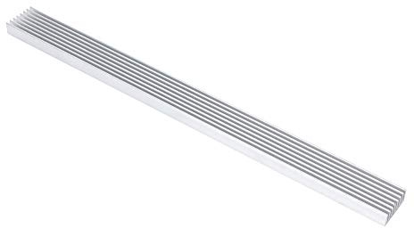 CHICIRIS Aluminium Kylfläns Effektiv Kylfläns för LED-sändare Hög effekt, Rostbeständig, 300 mm för silverfärgad CPU, Lämplig för gör-det-själv-entusiaster