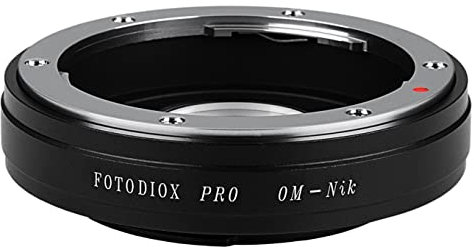 Fotodiox Pro Lens Mount Adapter, Selective 35mm Olympus Zuiko Lens to Nikon Camera adapter (Please See Compatible Lens list), OM-Nikon Pro