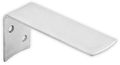 DIWARO® Glatter Anschlagwinkel Eisen | glanzverzinkt | 80 mm lang | für Endleiste, Endschiene | Rolladenpanzer, Jalousie | Holzpanzer