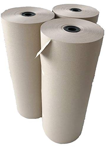 3 Rollen/ 30kg Schrenzpapier grau 50 cm breit - 80 gr/m² - Stopf-Papier Füll-Papier