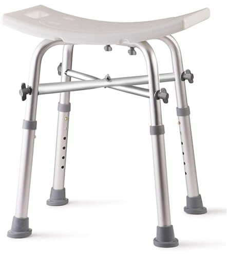 Dr. Kay's Adjustable shower Chair for inside shower with Unique Heavy Duty Crossbar Supports, Shower Stool for the inside tub, Bath stool, adjustable shower chair for the elderly and disabled, 500 lbs