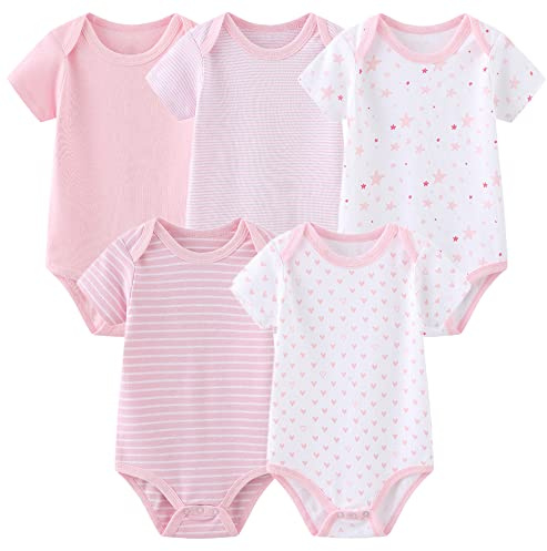 MAMIMAKA Baby bodysuit babybyxor byxor babykläder kortärmad kroppsdräkt för bebis pojkar och flickor