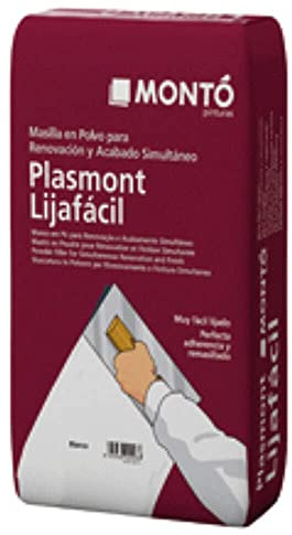 Masilla Plasmont Lijafácil de Uso Universal, para Renovar y Alisar color Blanco (5kg)