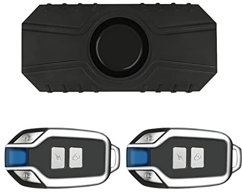 vélo sans Fil - Moto 150 DB avec télécomman,capteur Mouvement Vibration avec télécomman, Alarme étanche IP55 et Super puissante 150 DB pour vélo oto
