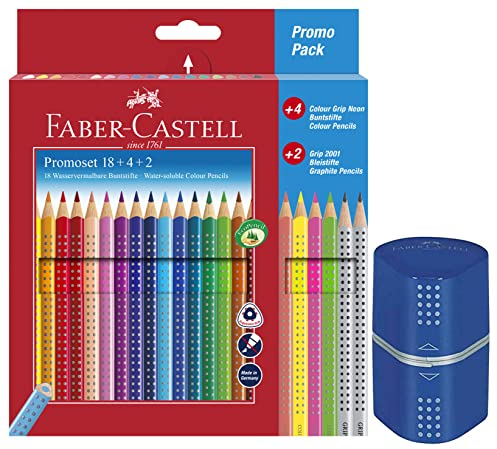 Faber-Castell 151119 - Doppelfasermaler 20er Etui, 1 Stück (+ Spitzdose)