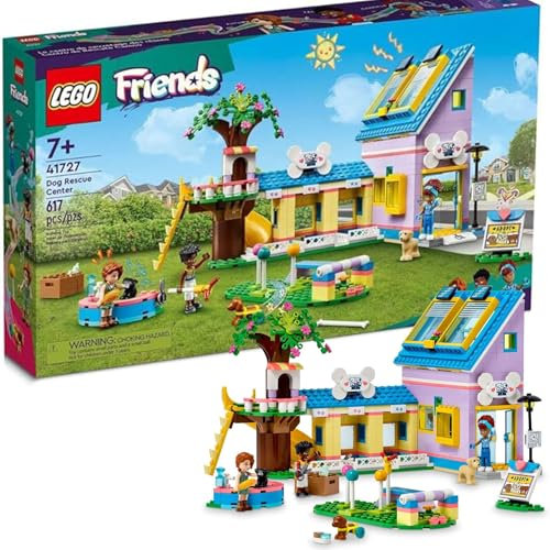 LEGO Friends Dog Rescue Center 41727 Building Toy Set for Kids, Boys, and Girls Ages 7+ (617 Pieces)