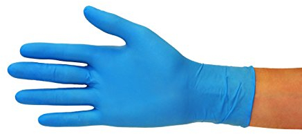 SF Nitrilhandschuhe XS Blau – 100 Stück Einweghandschuhe, Einmalhandschuhe, Medizinische Handschuhe, Puderfrei, Latexfrei, Handschuhe Einweg zum Kochen, Putzen, für Medizin, Küche, Kosmetik, Haushalt