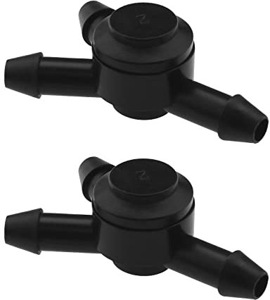 2pcs Vanne à 3 Voies pour Lave-Glace de Voiture 7667888 7787593 en Plastique Pièces de Rechange des Véhicules à Moteur de Clapet Anti-Retour de Rondelle de Pare-Brise, Noir