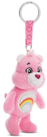 NICI Ositos Cariñositos llavero oso alegre 10cm - Colgante de peluche para niños y adultos, con anilla para cordón, llavero y portallaves - 61370