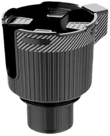 Gmokluytw Portabicchiere per auto regolabile, portabicchieri automatico estensibile in plastica robusta | strumento di stoccaggio del veicolo con base profonda per campeggio car estensione