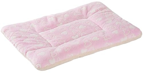 Cuccia Gatto Interno Cuscino Gatto 55×45cm Cuccia Cane Interno Piccolo Lavabile Cuccia per Gatti da Interno Cucce per Gatti da Interno Flanella e Lana D'Agnello a Doppia Faccia