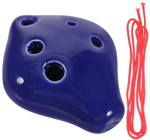 HYTROVE Keramik-okarina Musikinstrument Tragbare Kleine Okarina Für Junge Mädchen Und Erwachsene Anfänger-okarina Mit Klarer Klang Und Einfacher Bedienung