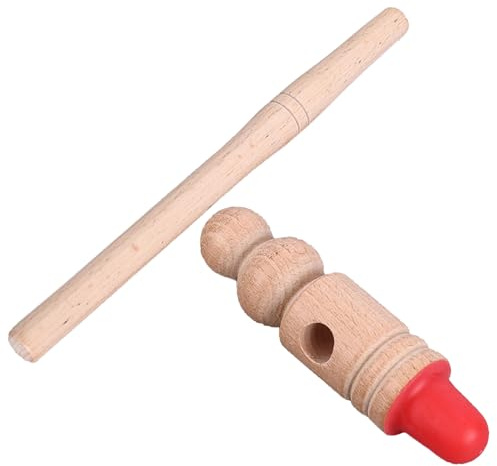 Ipetboom Buchenholz Fußmassagegerät Kreuzform Manuelles Akupressur Massagegerät für Füße Tragbarer Massagestab zur Druckpunktmassage Natürliche Holzstruktur für Zuhause und Unterwegs