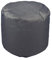 Kinzler S-10118/117 Sitzhocker rund, ca. Ø50 x H40 cm, Outdoor & Indoor, Sitzsack in vielen verschiedenen Farben, wasserabweisender Hocker, anthrazit