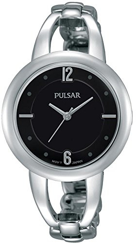 Pulsar Damen-Armbanduhr Analog Quarz Edelstahl beschichtet PH8205X1