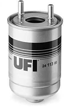 UFI Filters, Filtro Gasolio 24.113.00, Filtro Carburante per Ricambio, Adatto ad Auto, Applicabile su Diversi Modelli Renault