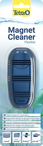 Tetra Magnet Cleaner Flexible - Magnetischer Scheibenreiniger für das Aquarium, Scheibenmagnet für eine schnelle und einfache Reinigung von Aquarien mit gebogenen Scheiben mit bis zu 8mm Glasstärke