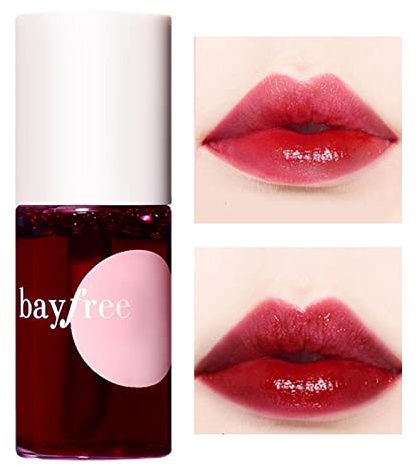 JINGLING Lip and Cheek Tint Stain, lápiz labial líquido, brillo de labios hidratante, maquillaje duradero, resistente al agua, lápiz labial natural para mujeres, 7 ml