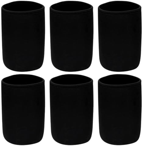 Baluue 6pcs Sprouting Jar Sleeves Blackout Covers for Wide Mouth Mason Jars Light Shield for Hydroponic Growing Washable and Reusable Sprouting Jar Protectors