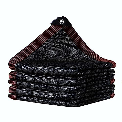 Cubierta de Tela con protección Solar de 3x3 m, Red de Sombra para Plantas de jardín, Lona de Malla de Sombra para Patio, Red de Sombra para Cubierta de Plantas, Malla de protección Solar ne