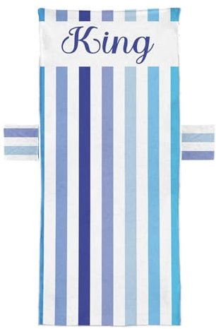 Copertura per sedia lounge – Copertura per sedia da spiaggia con tasche, classica copertura per sedia da piscina, asciugamano | in microfibra con tasche laterali, H