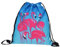 VALICLUD Kordelzug-Rucksack mit 3D-Flamingo-Druck Modische Aufbewahrungstasche für Frauen und Mädchen Polyester Schmuck Kosmetiktasche Reise-Einkaufstasche