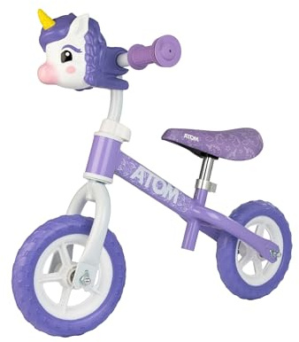 Evo ATOM Children's 8 Balance Bike | My First Toddler Bicycle | Lightweight Kids' Walking Toy | Adjustable Handle & Seat Height | Training Ride-On for Ages 2+