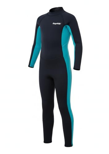 Gogokids Combinaison de plongée en néoprène pour enfant 2,5 mm - Pour garçons et filles - Manches longues - Chaud pour la natation, le surf, la plage - 2 à 10 ans