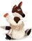SIGIKID 38361 Never let You go Beasts Town Kinder und Erwachsene Kuscheltier empfohlen ab 2 Jahren braun/weiß