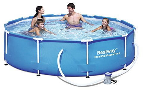 Bestway 10 Ft Steel Frame Pool - Blue, 305 x 76cm