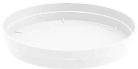 EDA Plastiques Soucoupe Toscane 13618 BL SX6 Blanc 28 x 28 x 4,5 cm