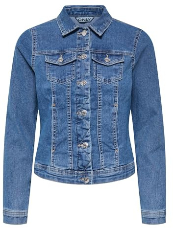 Only ONLWONDER Life DNM - Giacca da Donna, Taglia M, Colore: Blu Denim