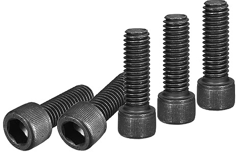 DTGN 3/8-16x1-1/4 (DxH) Vite a Testa Cilindrica Esagonale con Presa a Incavo - 10pz - Acciaio al Carbonio 12.9 - Testa Rotonda - Vite a Testa Esagonale con Presa a Incavo - Nero