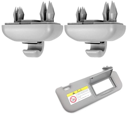 2 piezas Parasol Clip para Coche Soporte Audi Accesorios Gancho A3 A4 Q3 Q5 (8E0 857 562) A7 B6 B7 B8 S4 S5 Auto Parasol Clip Antideslumbrante