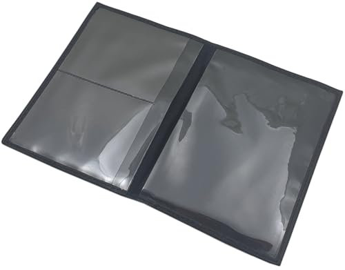 myledershop Echt Leder Ausweisetui/Ausweishülle/Kreditkartenetui mit Geldscheinfach in Schwarz