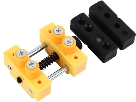 Bohrmaschinen-Schraubstock, Bohrmaschinen-Klemme, Bohrmaschinen-Zubehör, Mini-Tisch-Schraubstock, Bohrmaschinen-Vorrichtung, Mikro-Holzschnitzschraubstock, Flache Klemme für 0–55