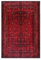 RUG WEAVERS Rugs Living Room - Washable Rug - Area Rug - Non-Slip Rugs Carpet Woven from Cotton - Vintage Rug for Living Room Bedroom Kitchen - Kid and Pet Friendly (RED RUG, 120X180 CM)