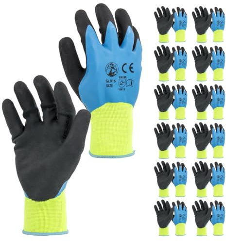 STI Vattentäta 30 m halkfria latexhandskar (12 st pack)