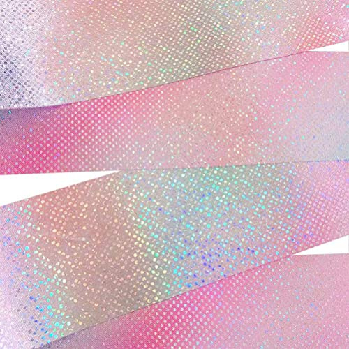 Alomejor Varitas Artísticas de Banda de Seda de Ballet para Niños Bailando, Banda de Seda de Gimnasia de Color Brillante Girando, Material de Suave, Ideal para Regalos de Fiesta de Cumpleaños