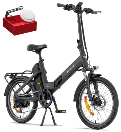 ENGWE O20 Boost Bicicleta Eléctrica Plegable | Batería de 48V 15Ah, Carga Rápida de 3.5H y Autonomía de 140KM, Protección BMS, Sensor de Par y Par de 75Nm