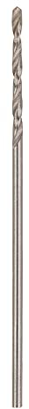 Bosch 10x PRO Metal HSS-G Spiralbohrer Standardlänge (für Nichteisenmetalle, Stahl, Ø 1,00 mm, Professional Zubehör Bohrmaschine/Schrauber)
